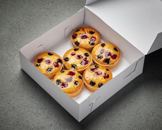 Looma's Berry Almond Tarts 8 cm x 6pc