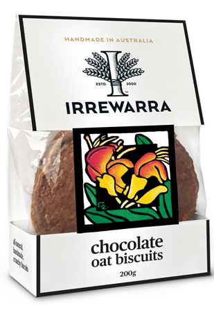 Irrewarra Chocolate & Oat Snaps 180g