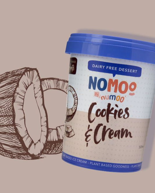 Numoo "Dairy Free" - Cookies N Cream 500ml - Box of 6