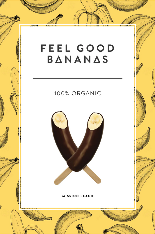 Feel Good Bananas Choc Coated Banana Carton of 30 x 100g