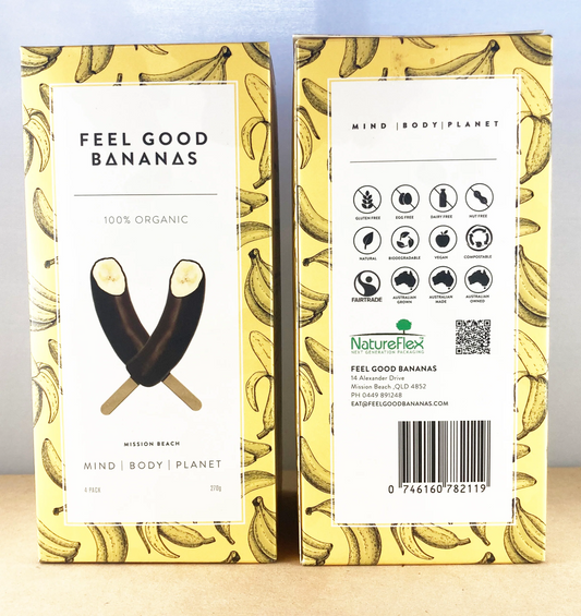 Feel Good Banana Retail Pack 12x (4x68g)