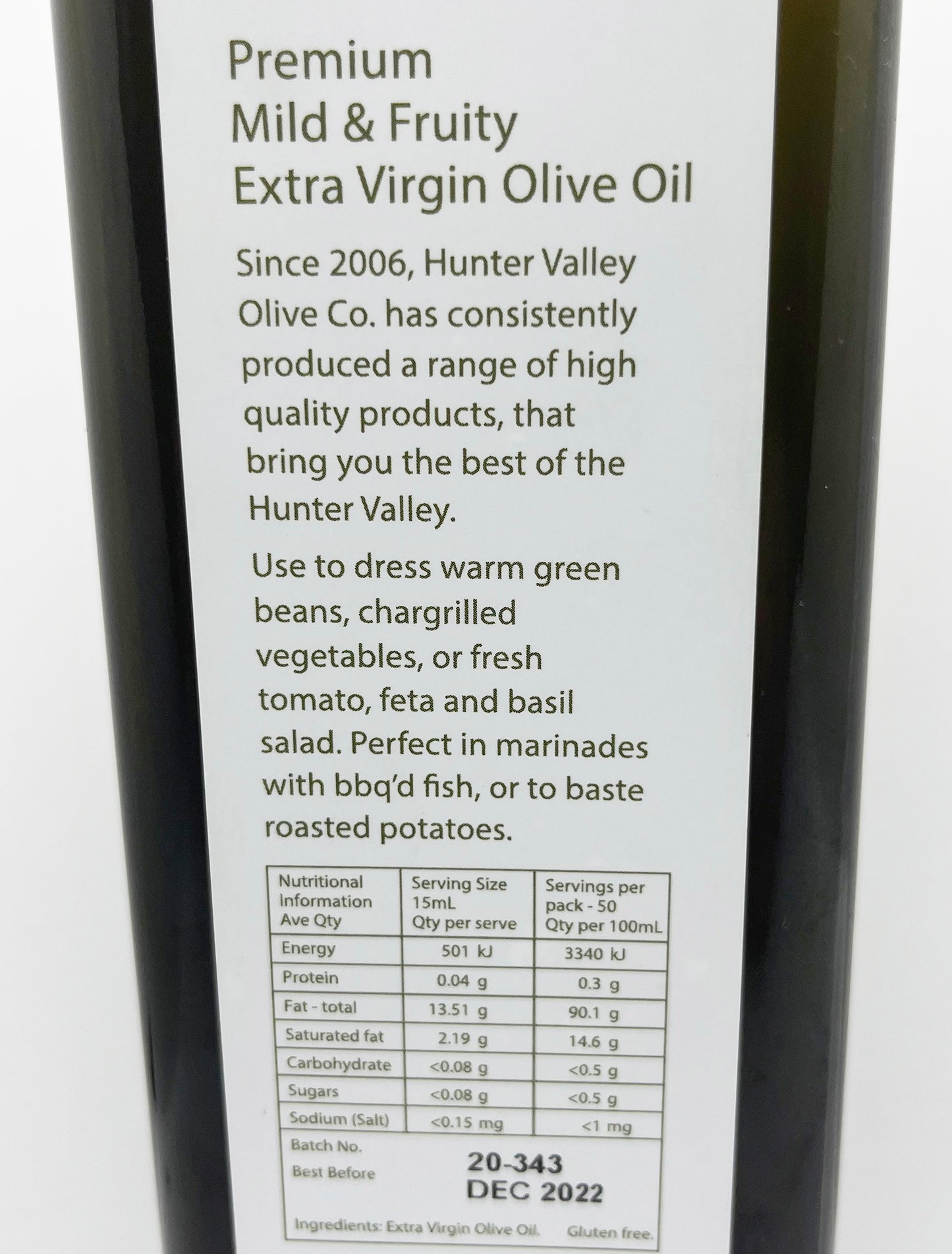 Clean Skin Extra Virgin Olive Oil Australian 750ml